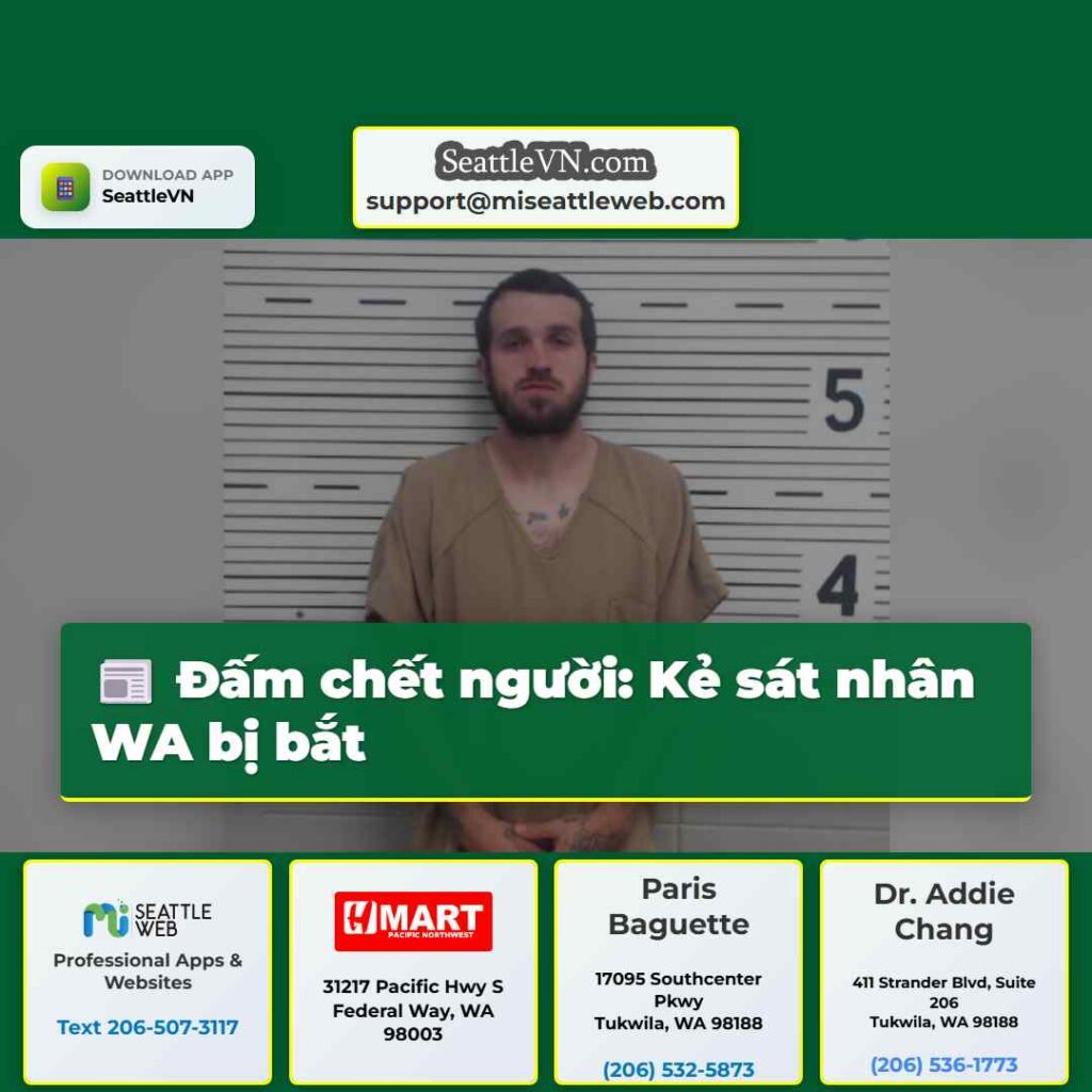 Đấm chết người: Kẻ sát nhân WA bị bắt