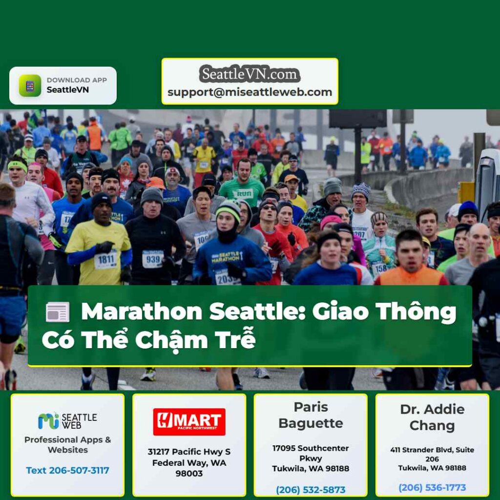 Marathon Seattle: Giao Thông Có Thể Chậm Trễ