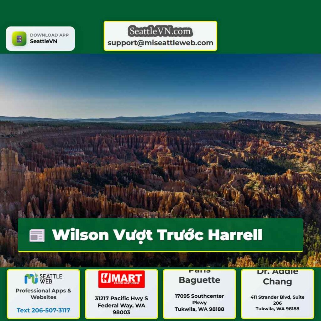 Wilson Vượt Trước Harrell