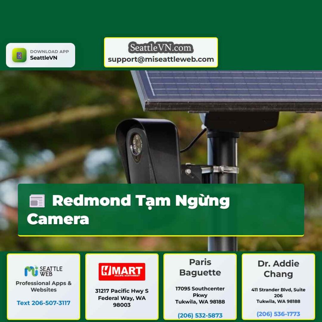 Redmond Tạm Ngừng Camera