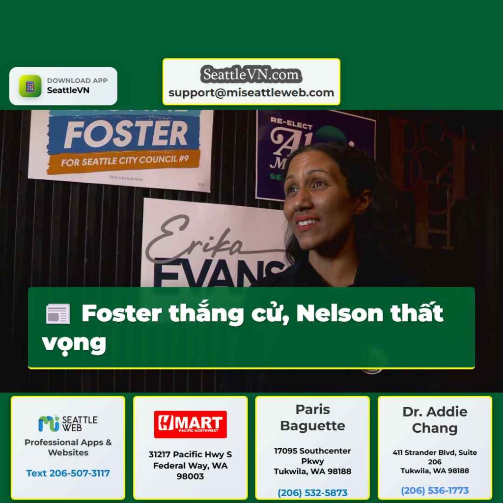 Foster thắng cử, Nelson thất vọng