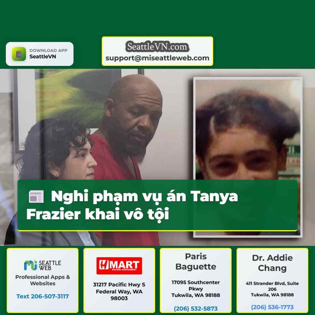 Nghi phạm vụ án Tanya Frazier khai vô tội