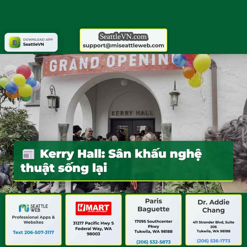 Kerry Hall: Sân khấu nghệ thuật sống lại