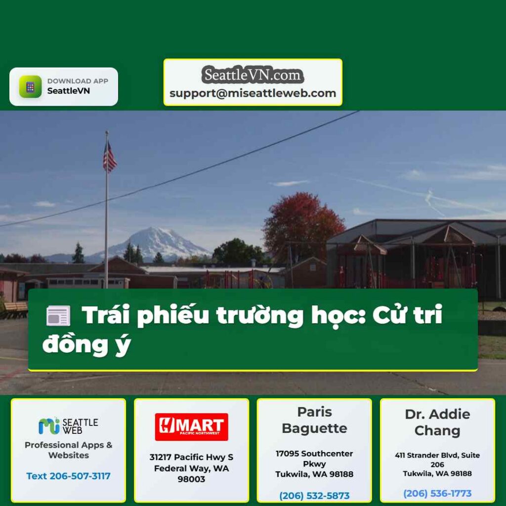 Trái phiếu trường học: Cử tri đồng ý