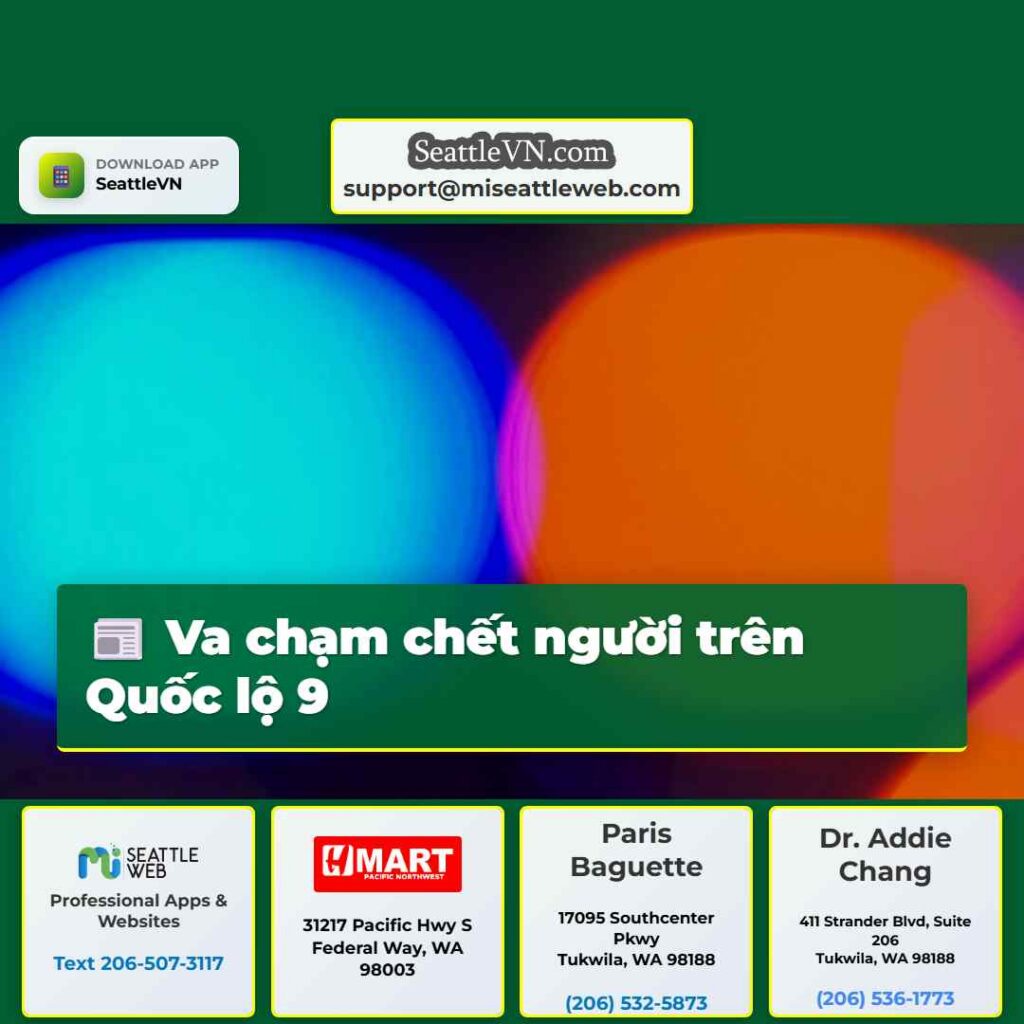 Va chạm chết người trên Quốc lộ 9