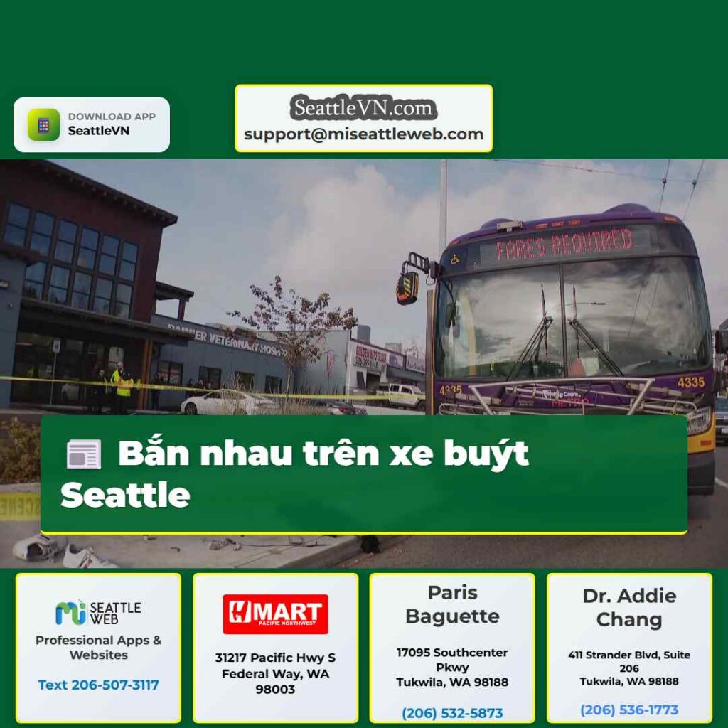 Bắn nhau trên xe buýt Seattle