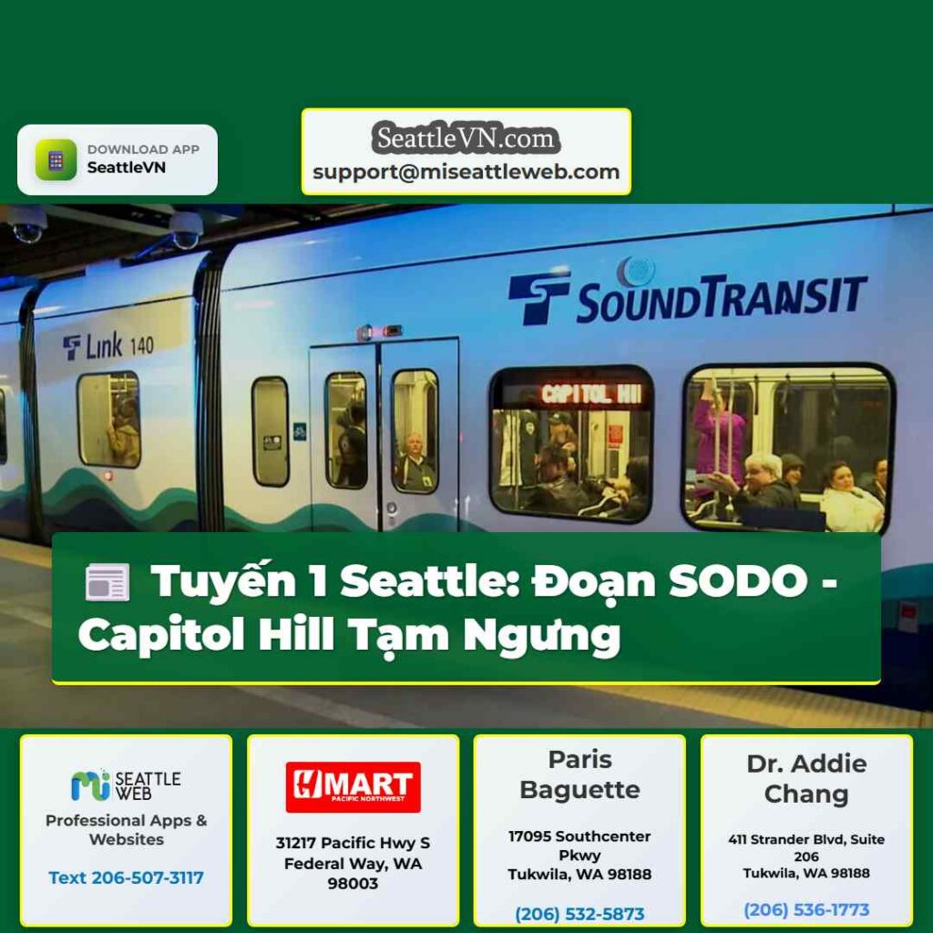 Tuyến 1 Seattle: Đoạn SODO - Capitol Hill Tạm