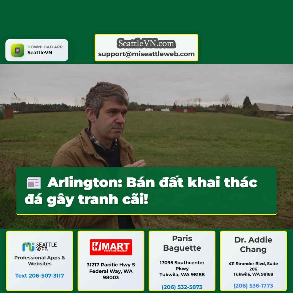 Arlington: Bán đất khai thác đá gây tranh cãi!