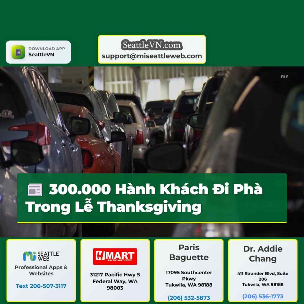 300.000 Hành Khách Đi Phà Trong Lễ Thanksgiving