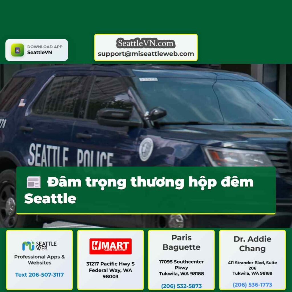 Đâm trọng thương hộp đêm Seattle