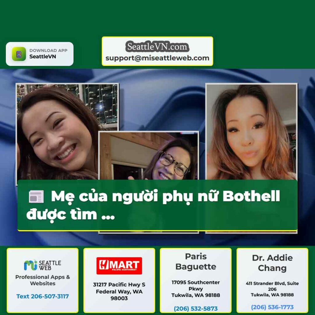 Mẹ của người phụ nữ Bothell được tìm ...