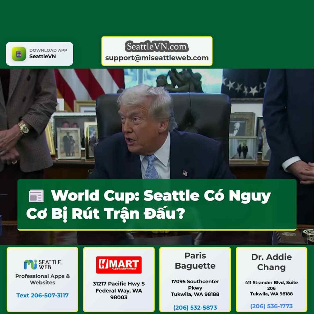 World Cup: Seattle Có Nguy Cơ Bị Rút Trận Đấu?