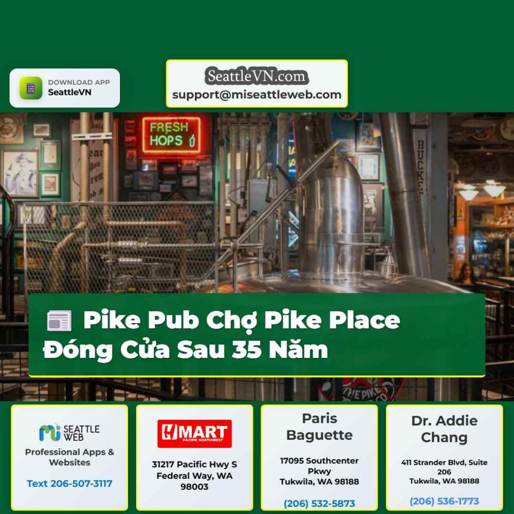 Pike Pub Chợ Pike Place Đóng Cửa Sau 35 Năm