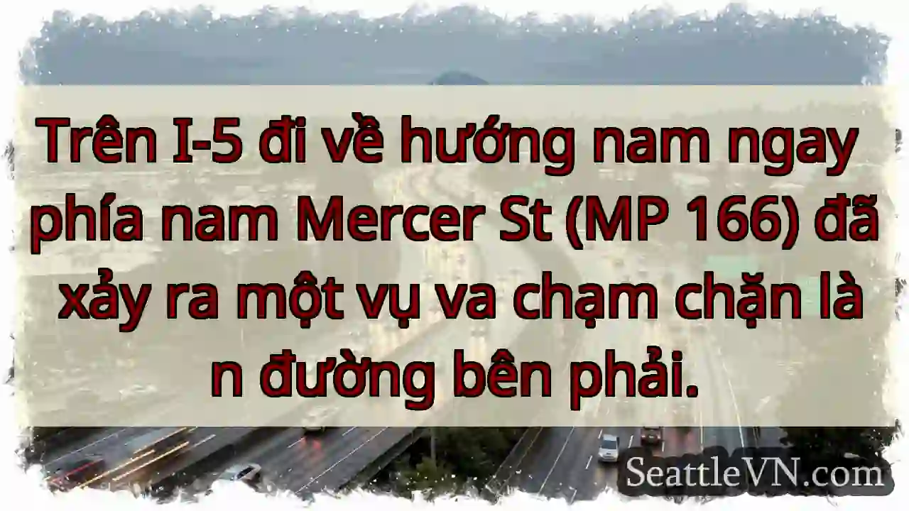Trên I-5 đi về hướng nam ngay phía nam Mercer St