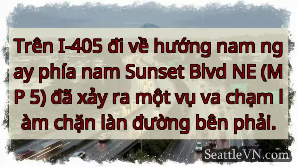Trên I-405 đi về hướng nam ngay phía nam Sunset