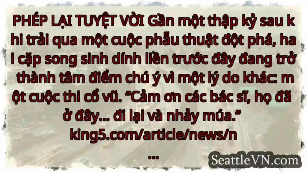 PHÉP LẠI TUYỆT VỜI Gần một thập kỷ sau khi trải