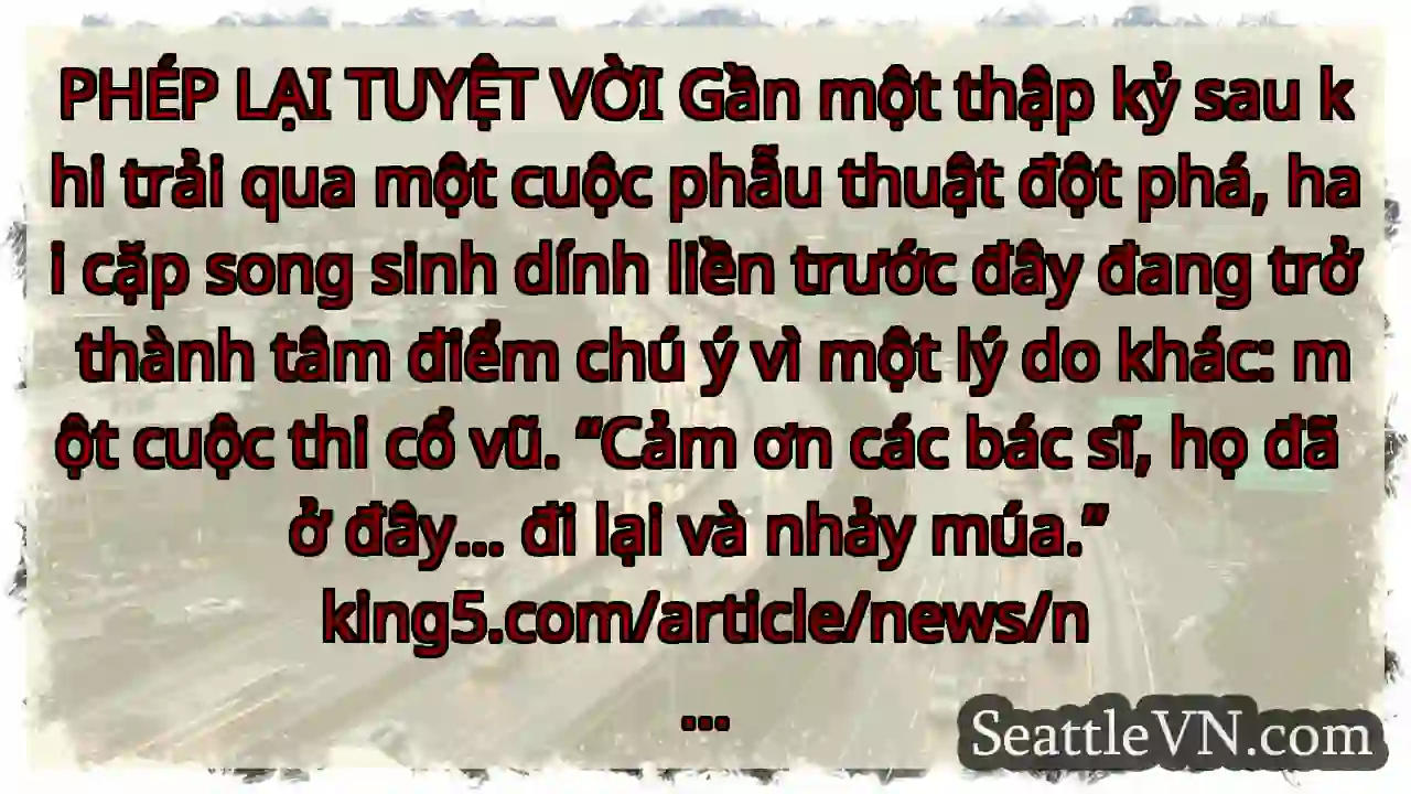 PHÉP LẠI TUYỆT VỜI Gần một thập kỷ sau khi trải