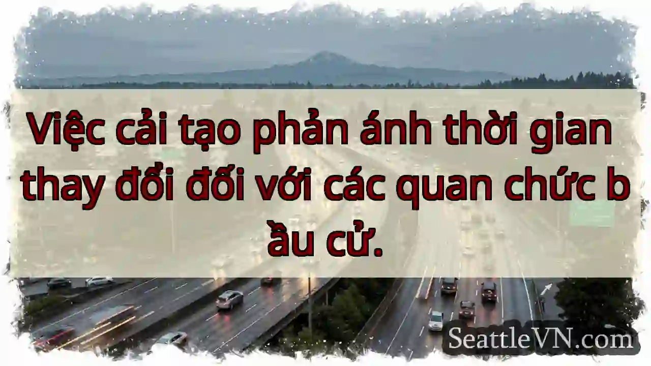 Việc cải tạo phản ánh thời gian thay đổi đối với