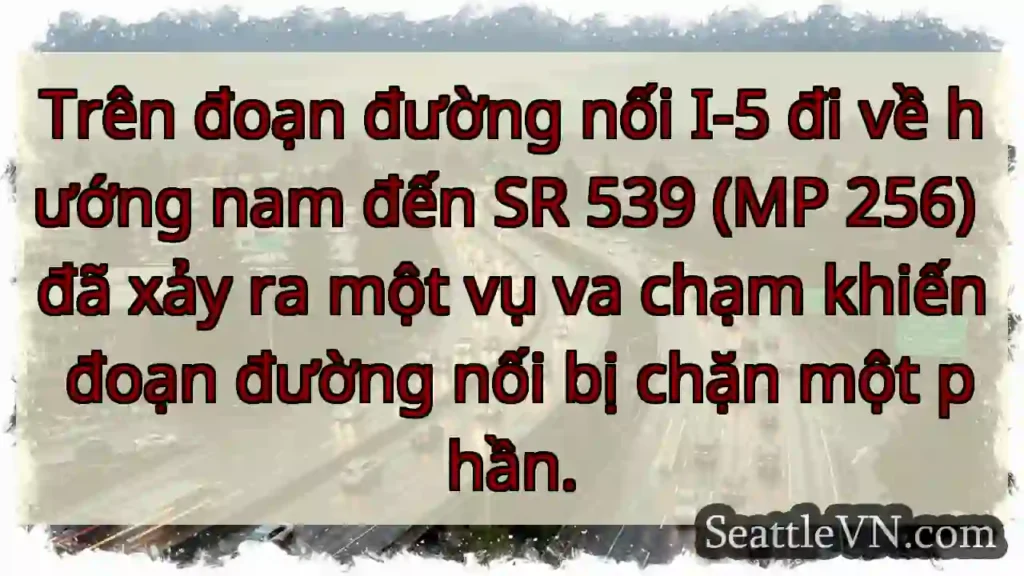 Trên đoạn đường nối I-5 đi về hướng nam đến SR