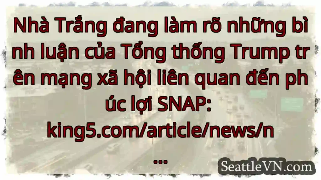 Nhà Trắng đang làm rõ những bình luận của Tổng