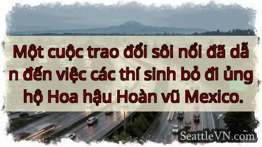 Một cuộc trao đổi sôi nổi đã dẫn đến việc các thí