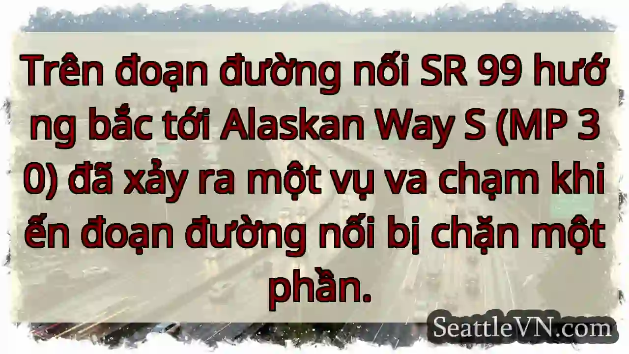 Trên đoạn đường nối SR 99 hướng bắc tới Alaskan