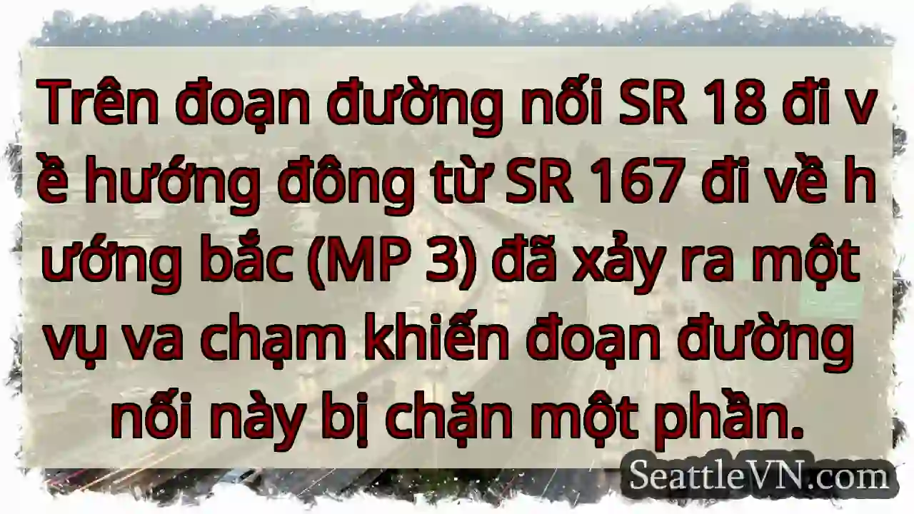 Trên đoạn đường nối SR 18 đi về hướng đông từ SR
