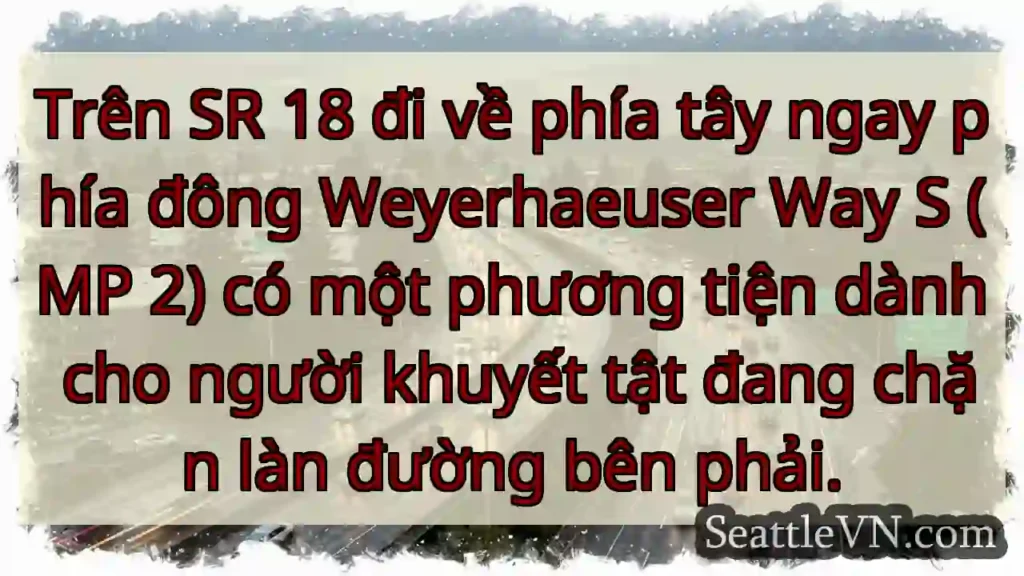Trên SR 18 đi về phía tây ngay phía đông