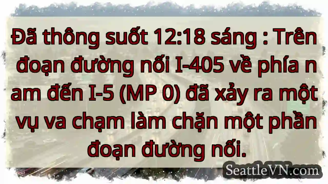 Đã thông suốt 12:18 sáng : Trên đoạn đường nối