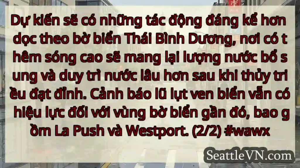 Dự kiến ​​sẽ có những tác động đáng kể hơn dọc