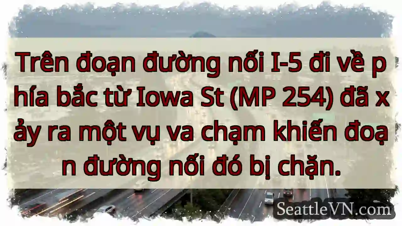 Trên đoạn đường nối I-5 đi về phía bắc từ Iowa St