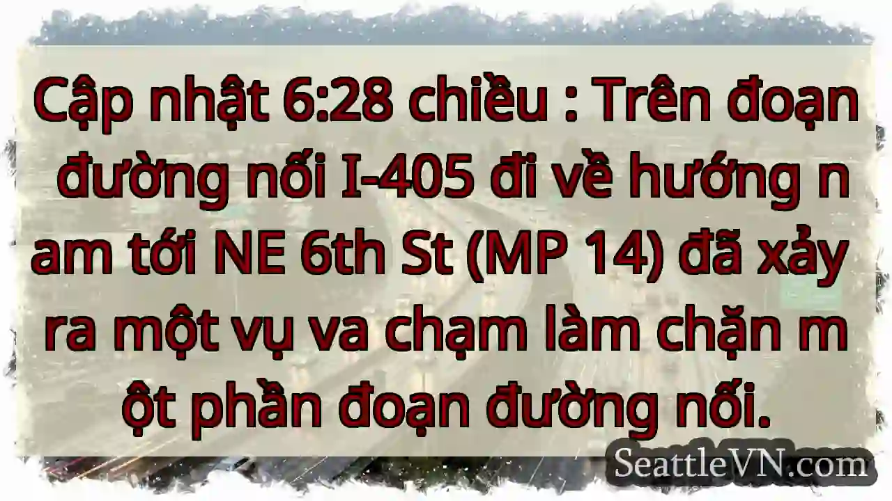 Cập nhật 6:28 chiều : Trên đoạn đường nối I-405
