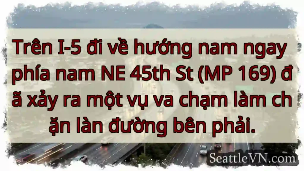 Trên I-5 đi về hướng nam ngay phía nam NE 45th St