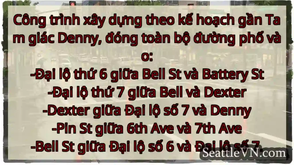 Công trình xây dựng theo kế hoạch gần Tam giác