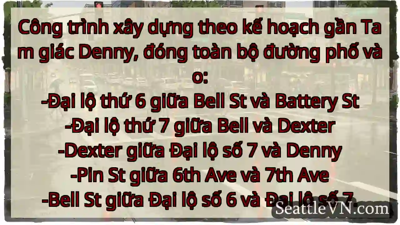 Công trình xây dựng theo kế hoạch gần Tam giác