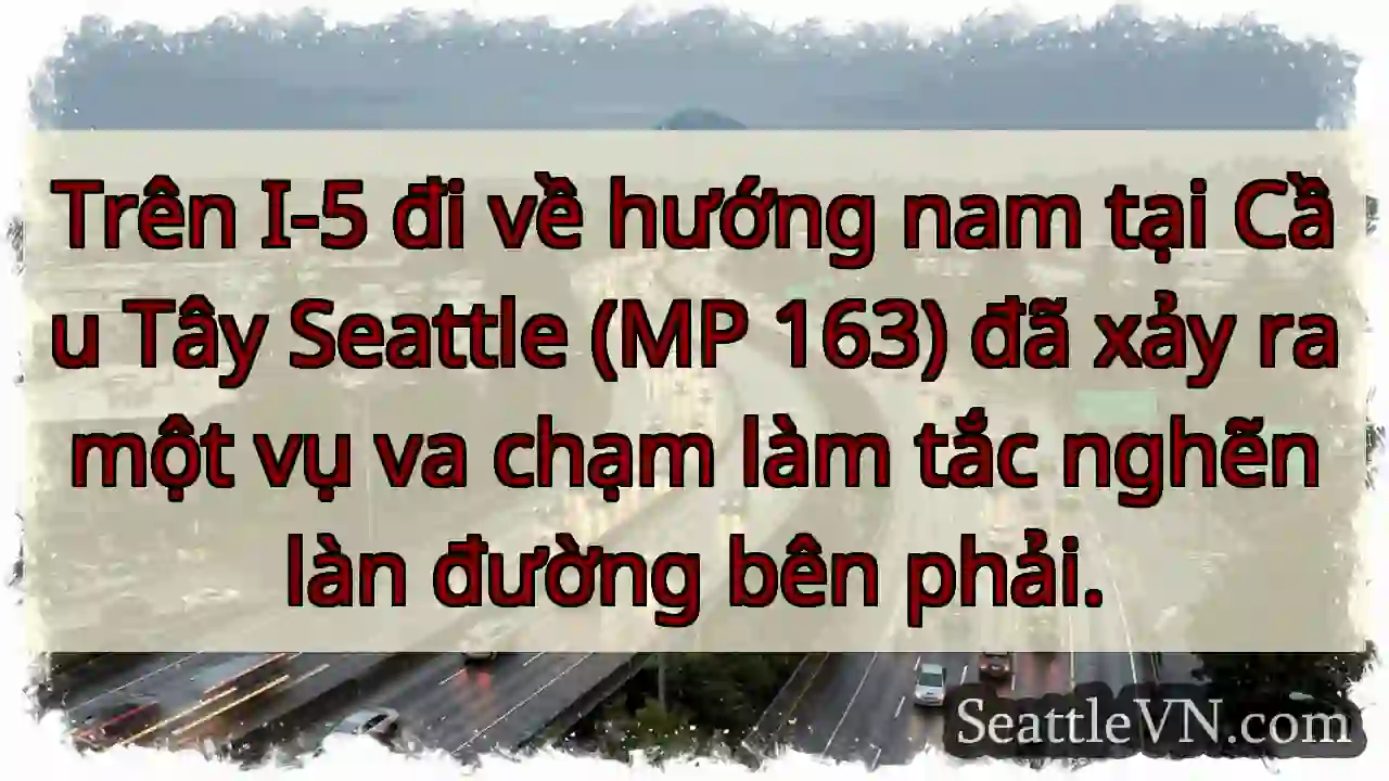 Trên I-5 đi về hướng nam tại Cầu Tây Seattle (MP