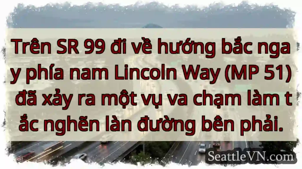 Trên SR 99 đi về hướng bắc ngay phía nam Lincoln