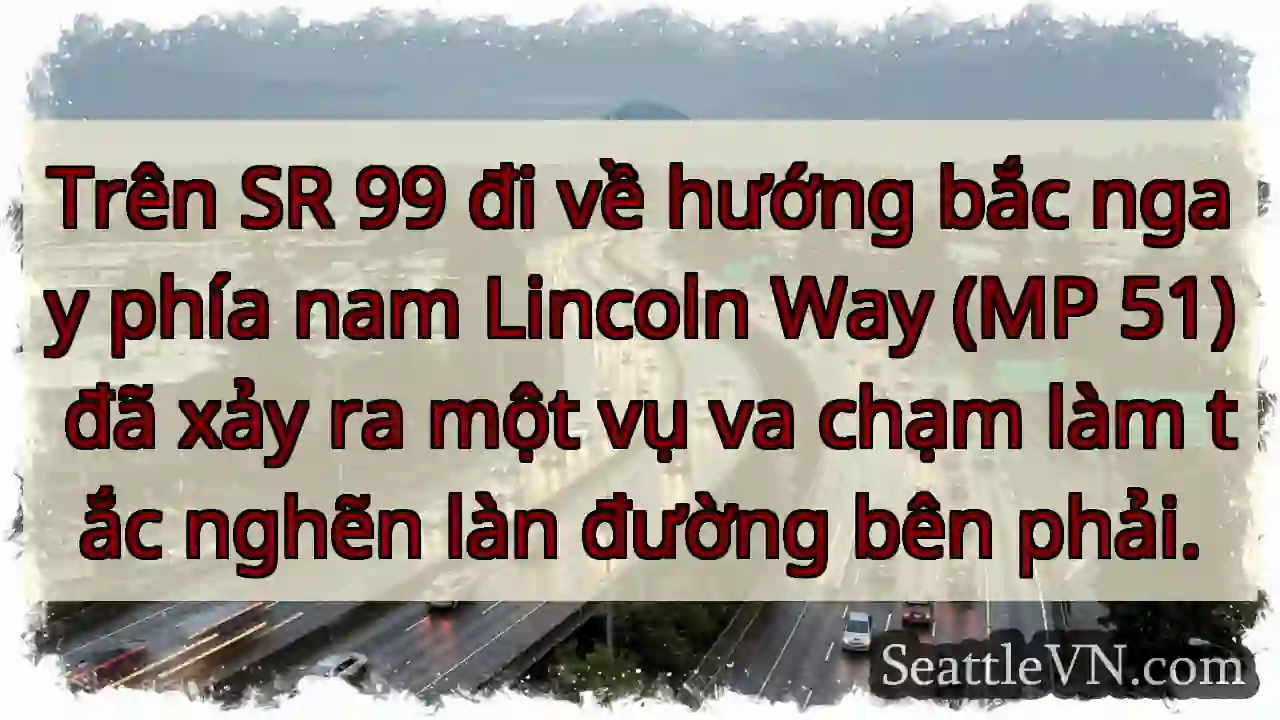 Trên SR 99 đi về hướng bắc ngay phía nam Lincoln