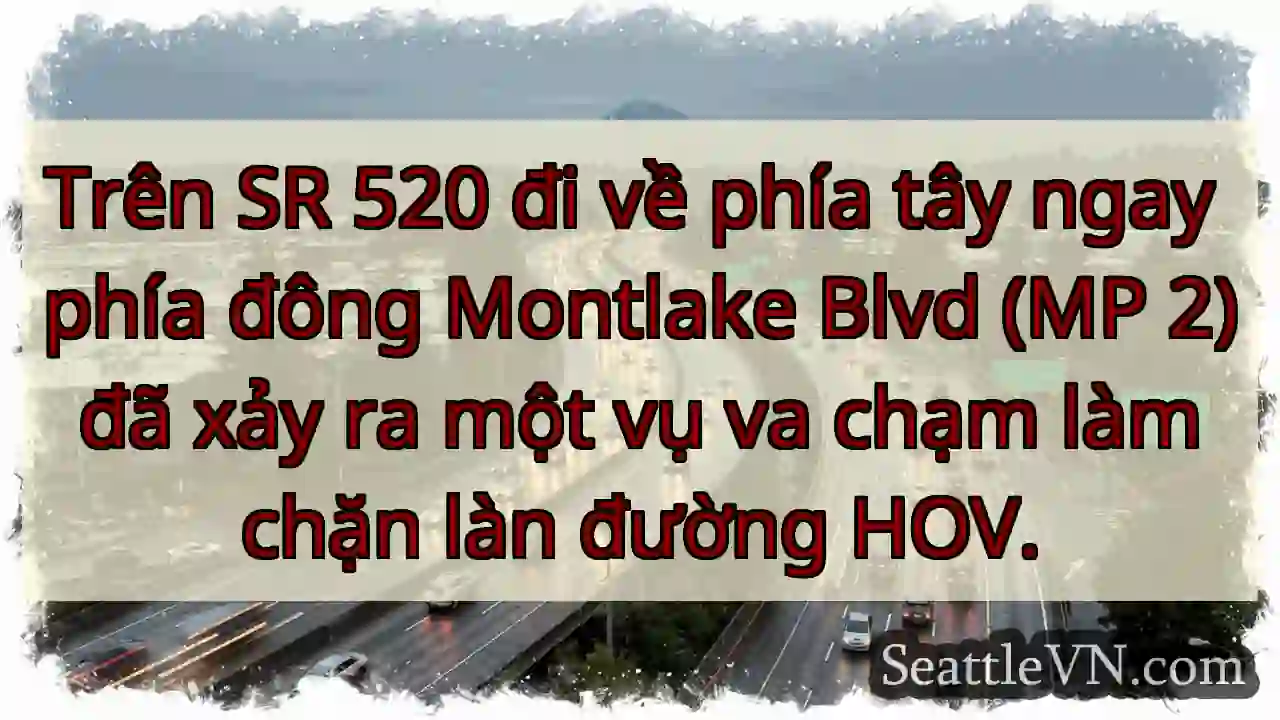 Trên SR 520 đi về phía tây ngay phía đông
