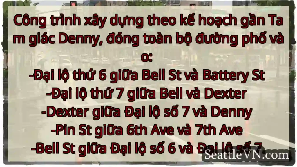 Công trình xây dựng theo kế hoạch gần Tam giác