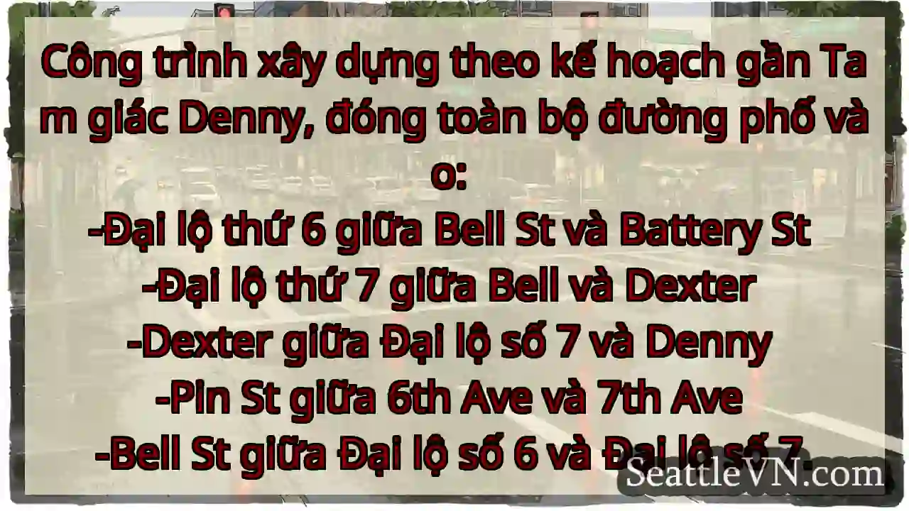 Công trình xây dựng theo kế hoạch gần Tam giác