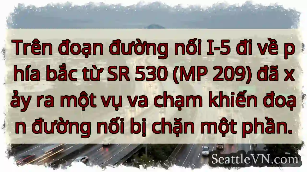 Trên đoạn đường nối I-5 đi về phía bắc từ SR 530