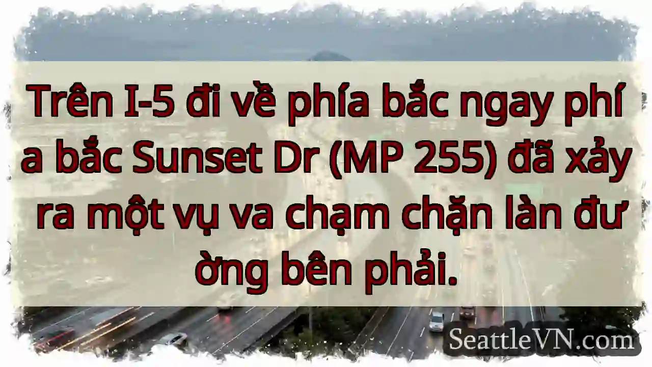 Trên I-5 đi về phía bắc ngay phía bắc Sunset Dr