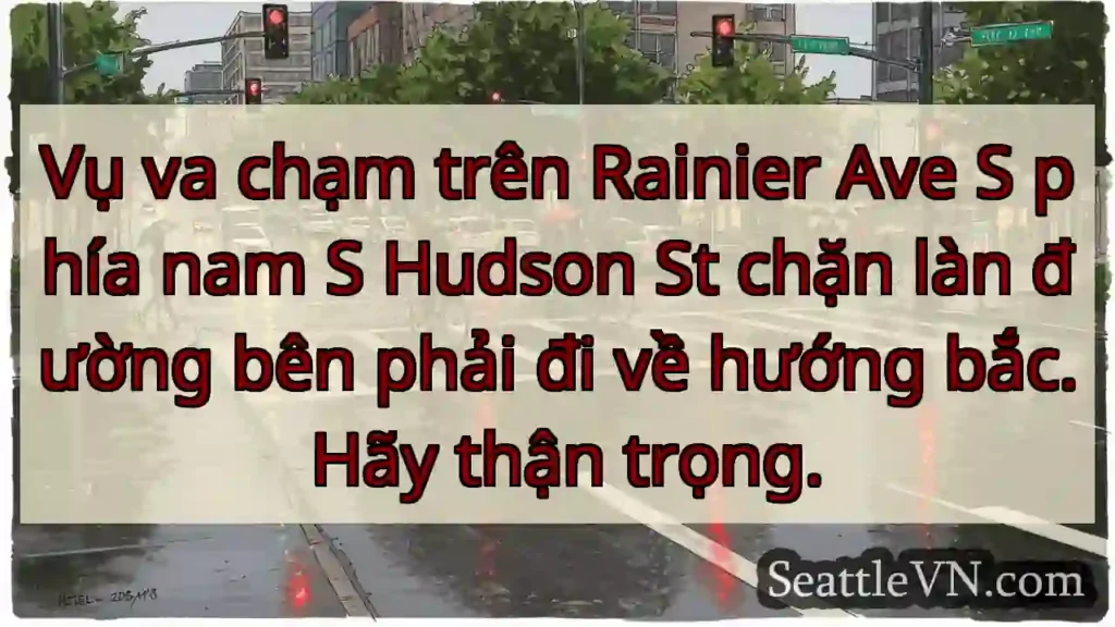 Vụ va chạm trên Rainier Ave S phía nam S Hudson