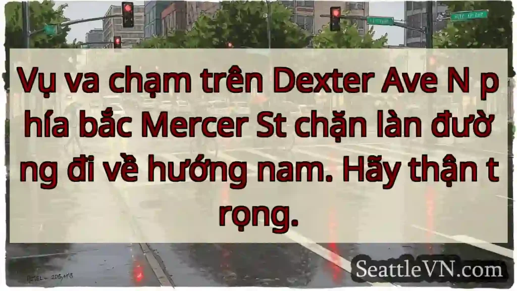 Vụ va chạm trên Dexter Ave N phía bắc Mercer St