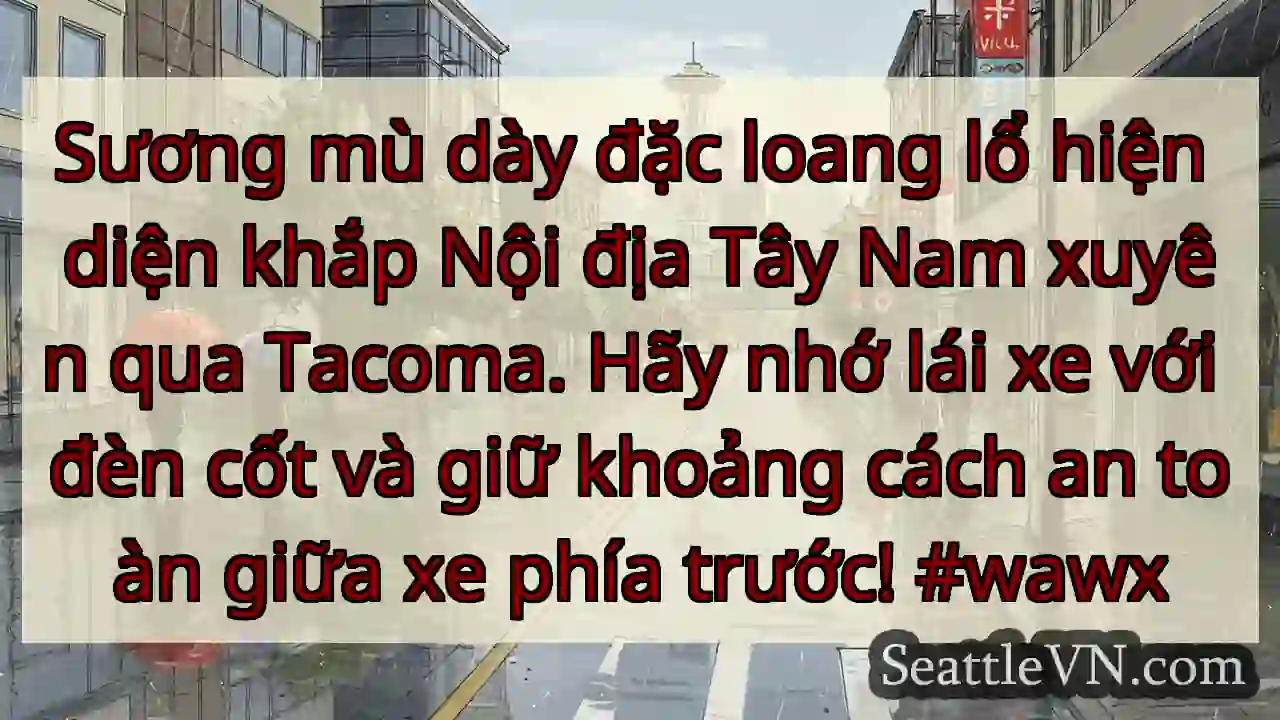 Sương mù dày đặc loang lổ hiện diện khắp Nội địa