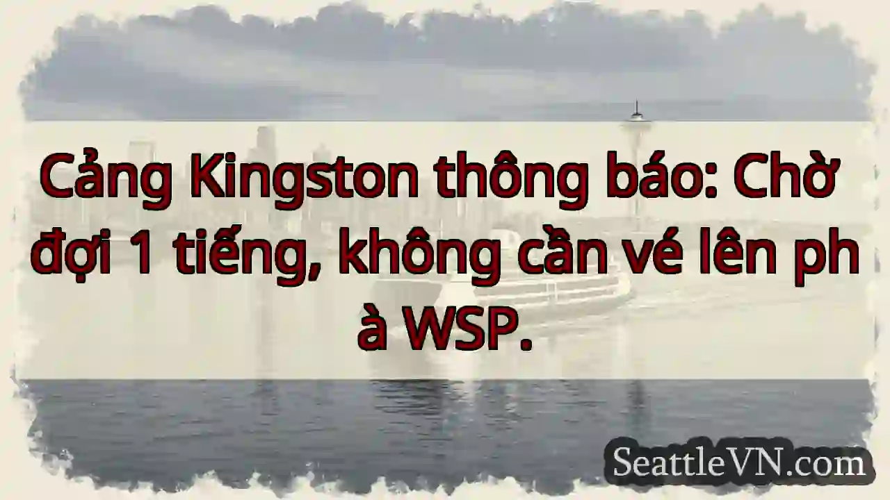 Chờ phà WSP? Không cần vé!