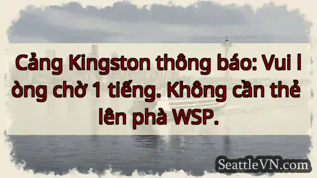 Chờ 1 tiếng! Không cần thẻ WSP.