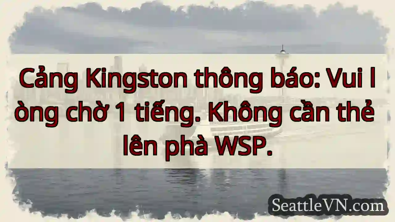 Chờ 1 tiếng! Không cần thẻ WSP.