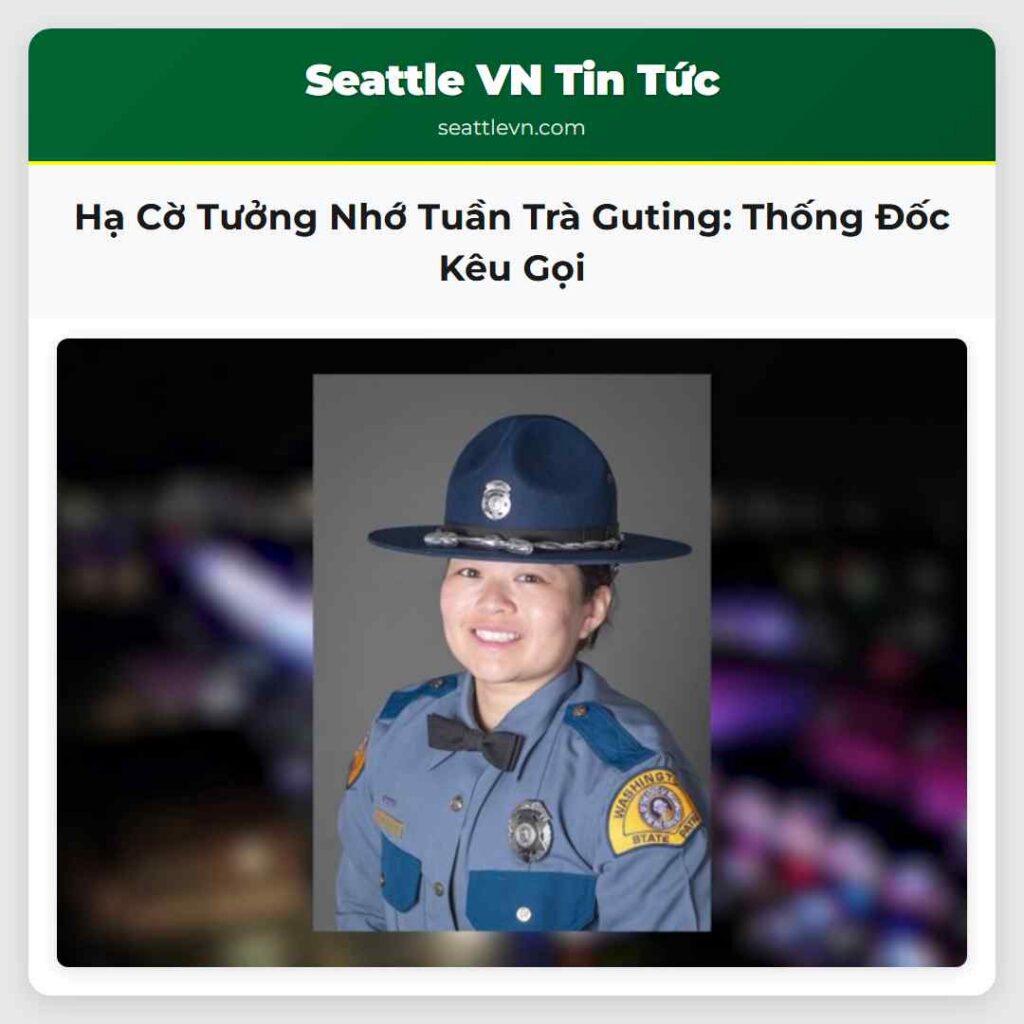 Hạ Cờ Tưởng Nhớ Tuần Trà Guting: Thống Đốc Kêu Gọi